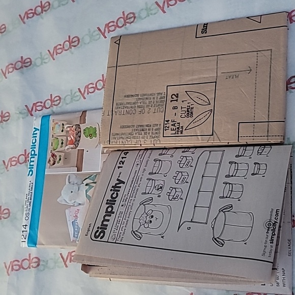 Simplicity Organizers Sewing Pattern 1214 Uncut 2015 - Picture 5 of 6